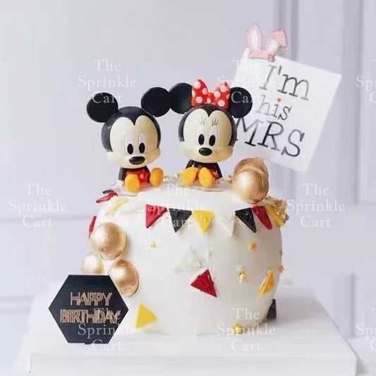 Micky Minie Theme Cake Topper and Decoration TSC