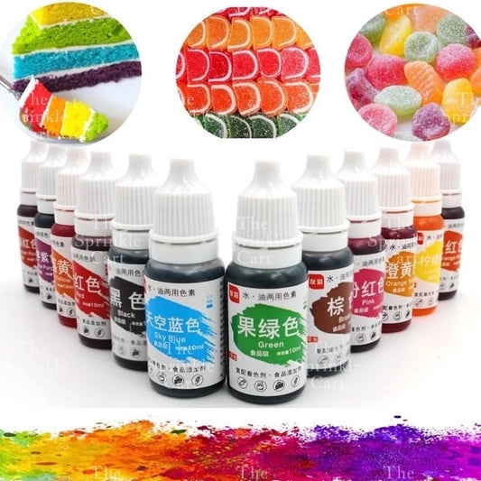 12pcs Natural Ink Cake Food Coloring