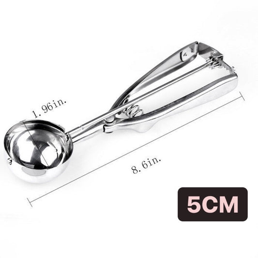 Ice Cream Scooper Stainless Steel Cookie Scooper Dessert