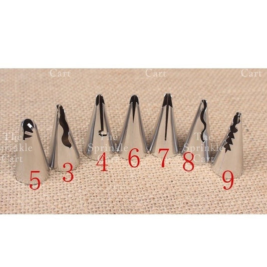 Dolls Dress Ruffles Nozzle Piping Tip Buttercream for Cake Decoration TSC