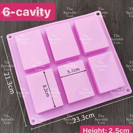 Bar Silicone Molder for Soap Chocolate Candle Mould TSC