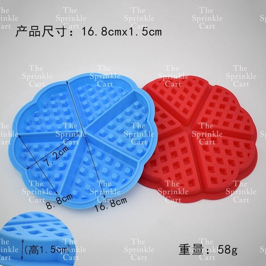 Waffle Heart Silicone Molder for Pancake Dessert Making Mould TSC