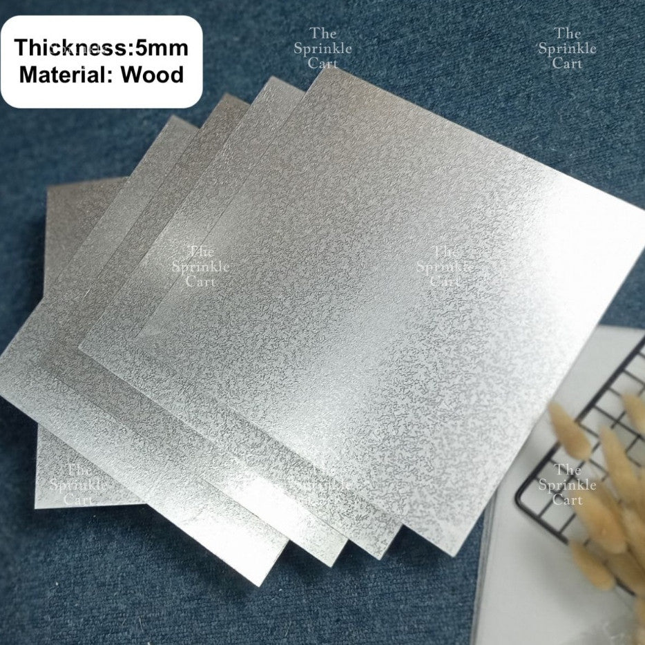 Cake Drum Corrugated 13mm Thickness / MDF Cake Board 5pcs/2pcs 5mm Thickness