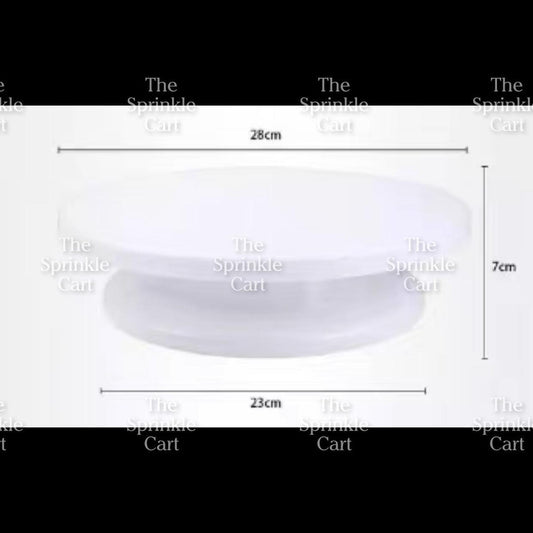 Cake Decorating Turntable Plastic with rubber