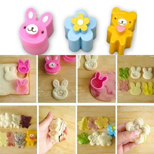 Bread Cutter Molder DIY Children Cartoon Sandwich Cutting Toast Mold Sauce Bottle TSC