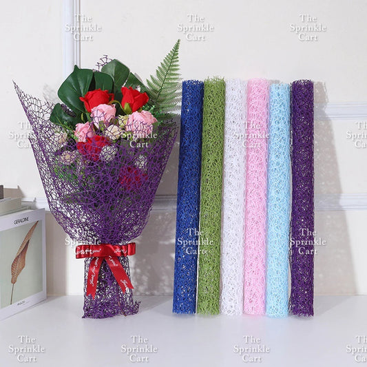 Korean Jacquard Hollow Bouquet Wrapper DIY Decoration TSC