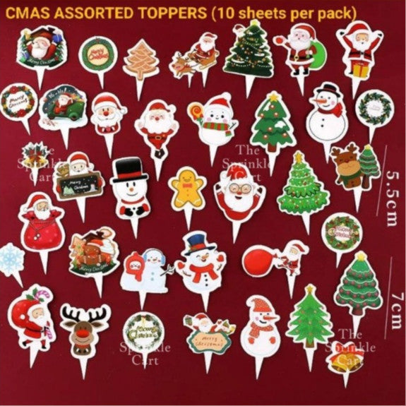 Christmas Cupcake Box and Liner for Baking Cupcake Dessert DIY Christmas Theme Decoration TSC