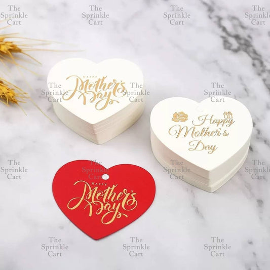 Decorative Paper Hanging Card Tag DIY Packaging Label and String for Birthday and Mother's Day TSC