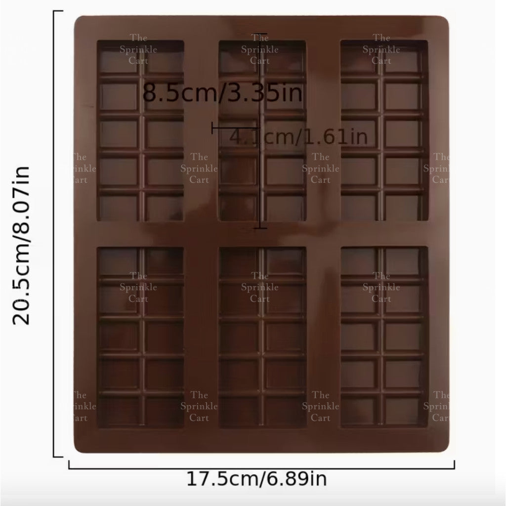 Bar Silicone Molder for Baking Chocolate Jelly and DIY Resin Clay Craft TSC