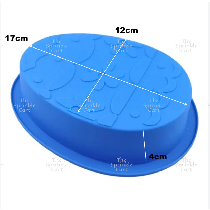 Easter Egg Bunny theme Silicone Mould Fondant Chocolate Cake Crafting Jelly Bakeware Tool TSC
