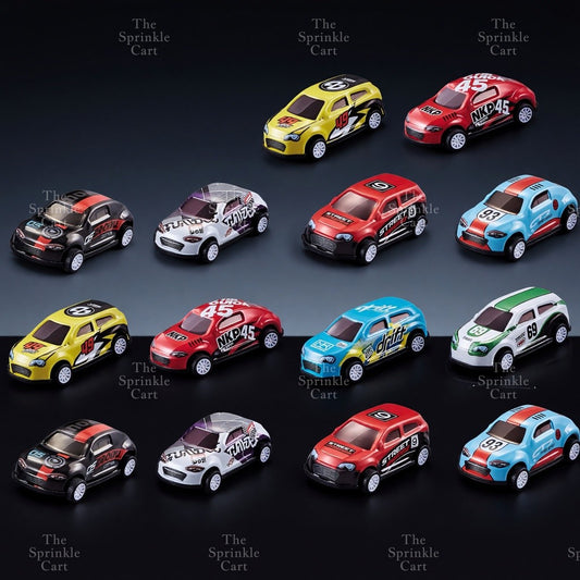 McQueen Cars and Alloy Mini Pull Back Car Racing Toy Cake Topper for Decoration TSC