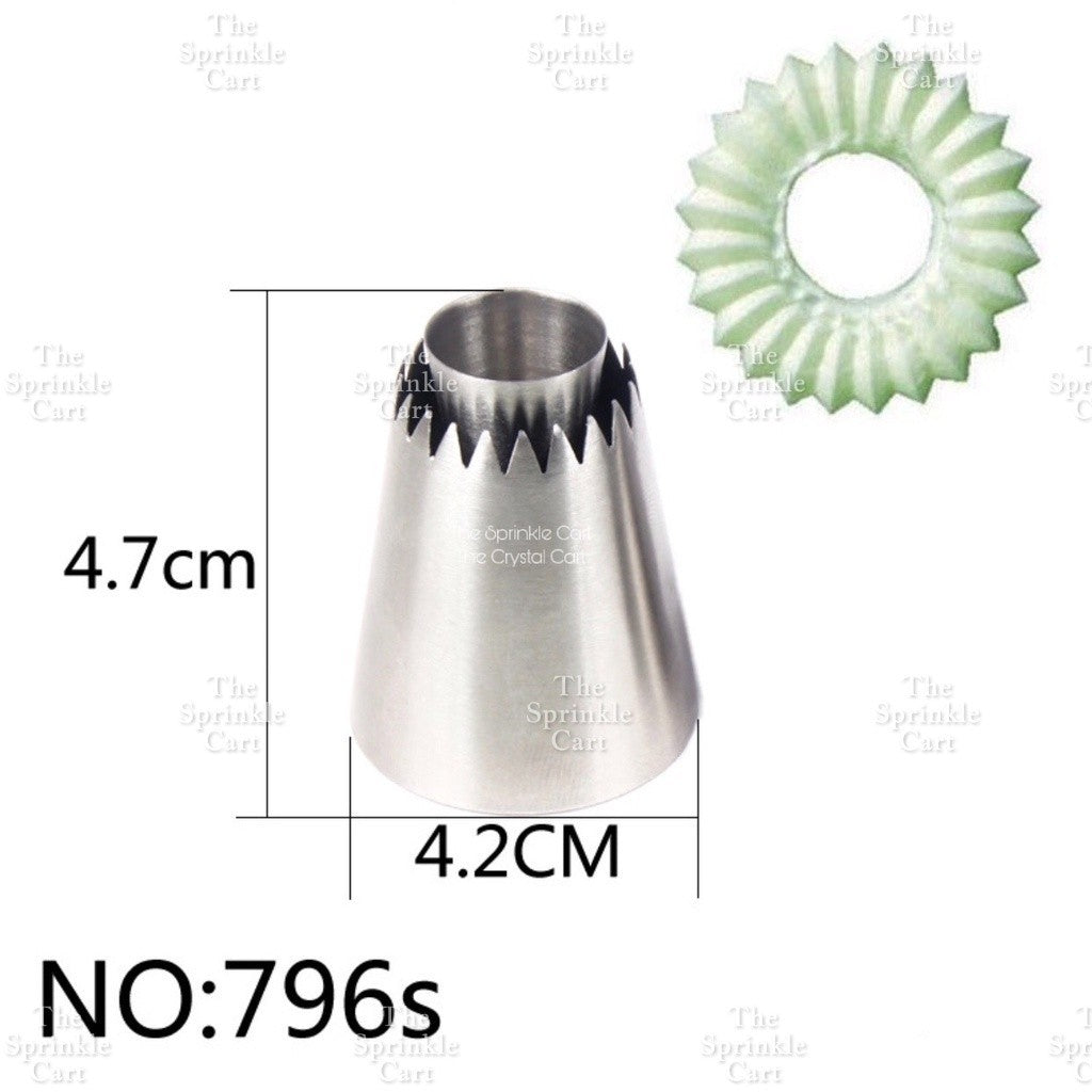 1M 2F 2D 6B 195 Nozzle Tip for Cake Icing Buttercream Pastry Decoration TSC