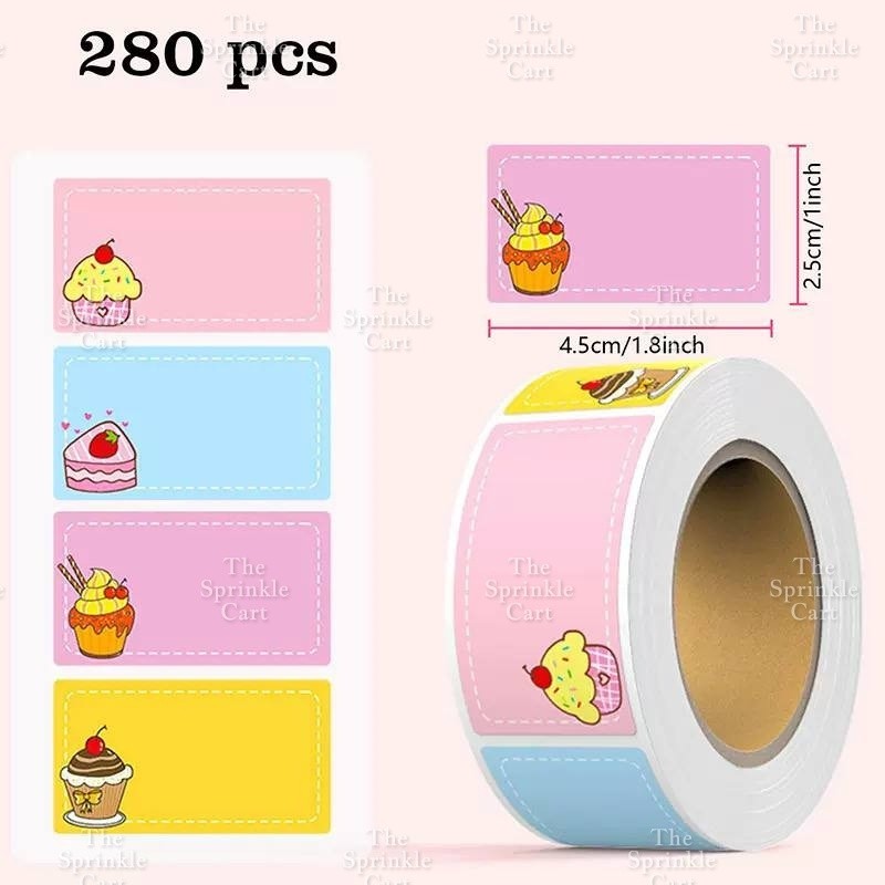Self-adhesive Round Square Sticker and Sticky Tape Packaging TSC