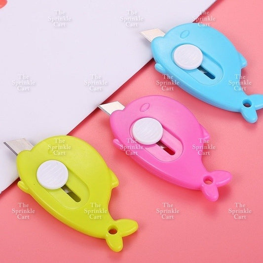 Cute Mini Cutter Dolphin Cutter Blade High Quality Sharp Utility Cutter