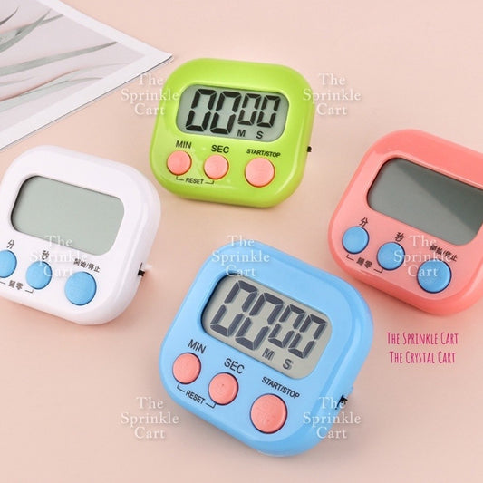 Multipurpose LCD Digital Manual Kitchen Timer for Cooking Baking Kitchen Tool TSC