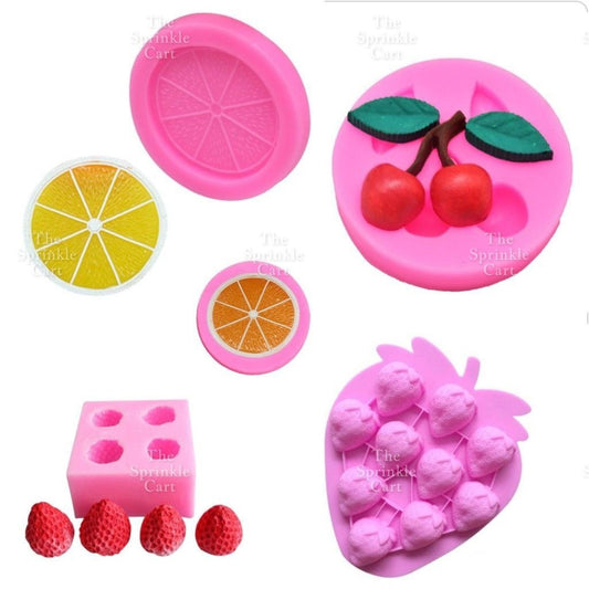 Fruits and Vegetable Series Silicone Molder for Fondant Cake and Pastry Decoration TSC