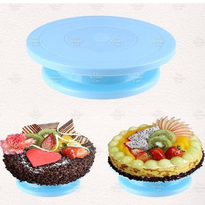 Cake Decorating Turntable Plastic with rubber
