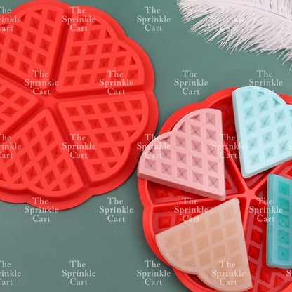 Waffle Heart Silicone Molder for Pancake Dessert Making Mould TSC