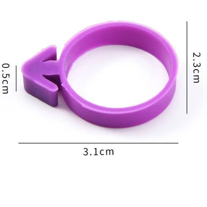5pcs Reusable Silicone Pastry Piping Bag Tie TSC