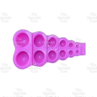 Silicone Fondant Mould and DIY Craft Round Pearl Knot Design TSC