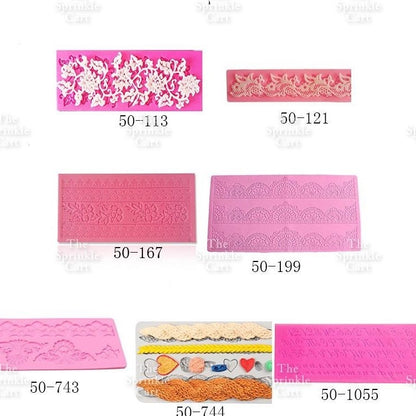 Sugar Lace Silicone Molder for Cake Edge Decoration and Chocolate Fondant Mold TSC