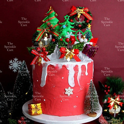 Christmas Cake Topper Polymer Ornament Decoration TSC