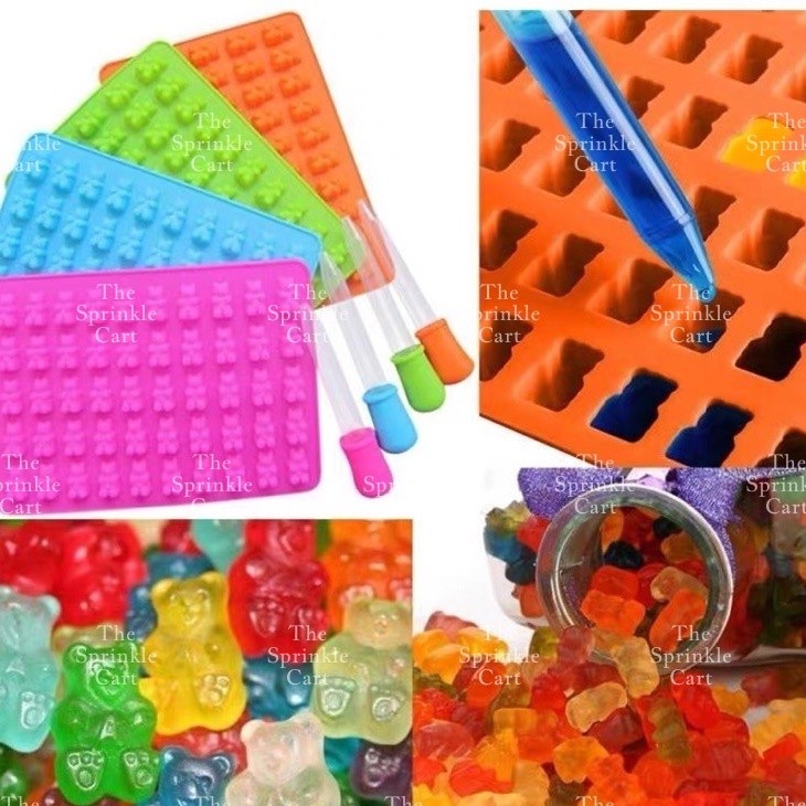 Gummy Silicone Molder Bear Sea Creature Pig Dinosaur Fruits Designs for Chocolate Fondant DIY Baking TSC