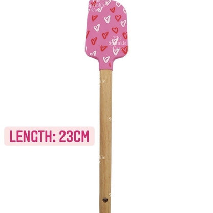 High Quality Silicone Spatula with Wooden Handle for Pastry Baking and Kitchen Tool TSC