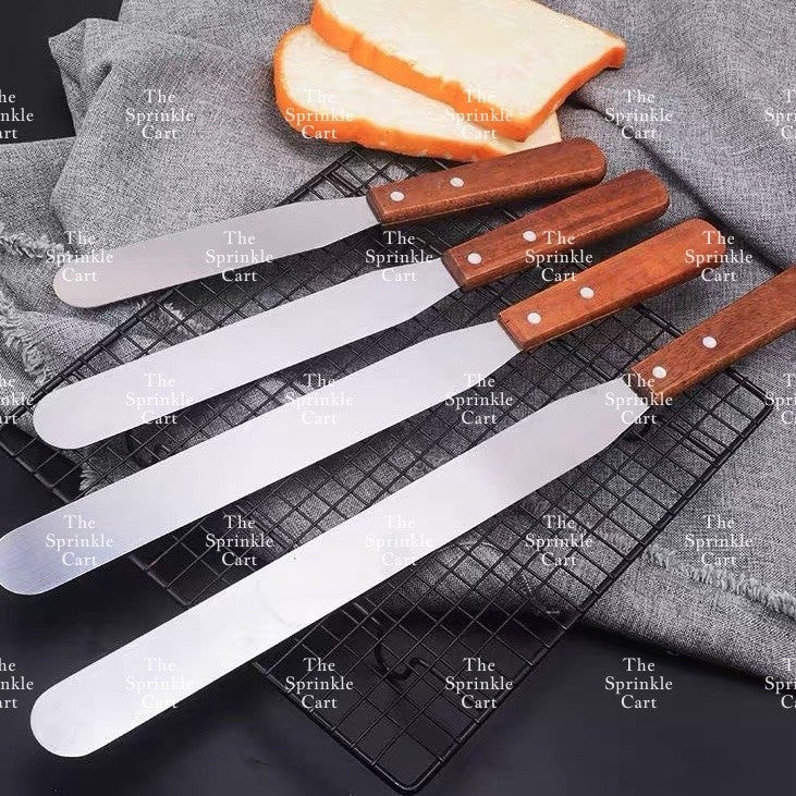 Stainless Steel Offset Cake Spatula Straight Angled Style Baking and Kitchen Tool TSC