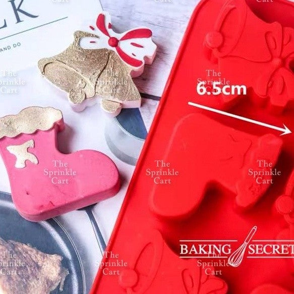 Christmas Halloween Trick or Treat Theme Silicone Molder for Baking Chocolate Fondant Cake Decoration and DIY Craft TSC