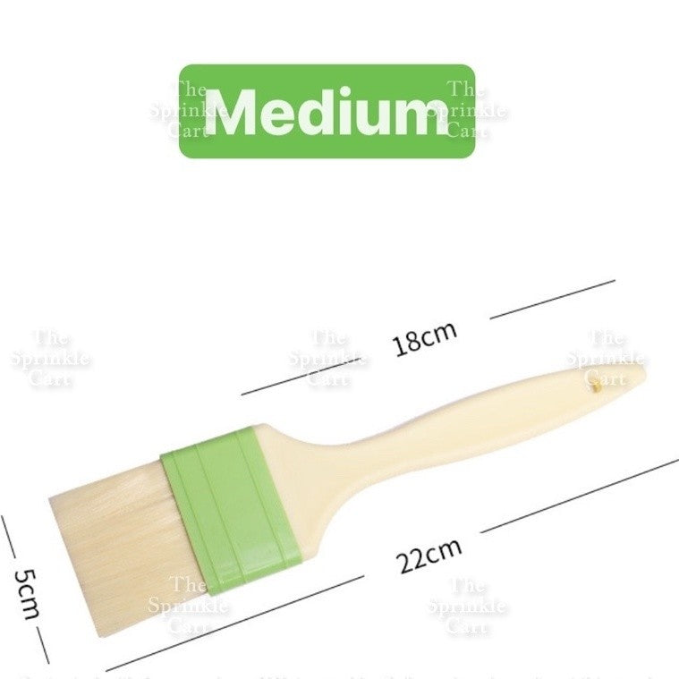 High Quality Wool Pastry Brush Food Grade BBQ Basting Brush Kitchen Tool TSC