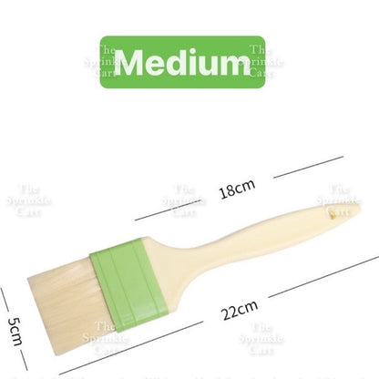 High Quality Wool Pastry Brush Food Grade BBQ Basting Brush Kitchen Tool TSC