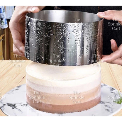 3pcs Stainless Mousse Ring Molder 3/4/5 inches Cake Holder TSC