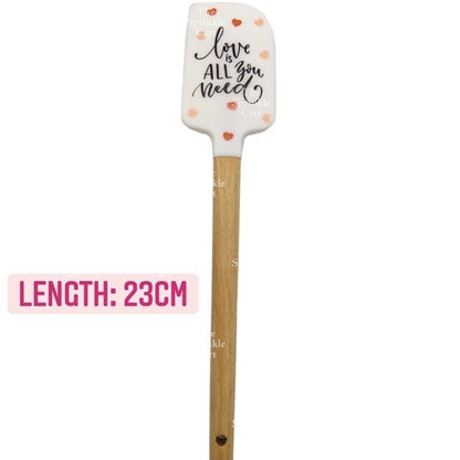 High Quality Silicone Spatula with Wooden Handle for Pastry Baking and Kitchen Tool TSC