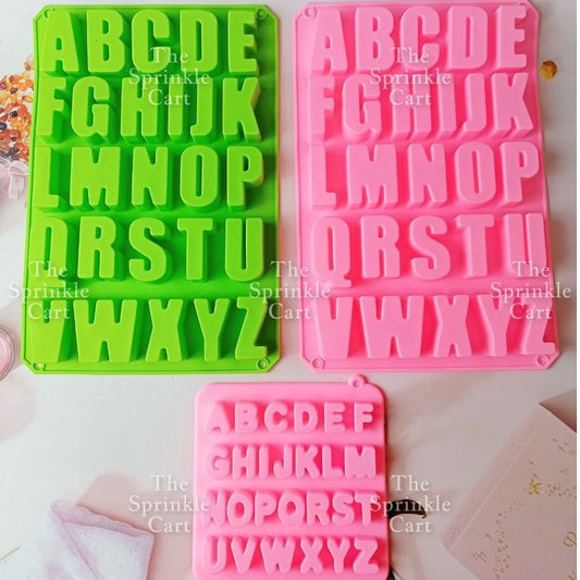 Silicone Chocolate Molder Big/Small Letters