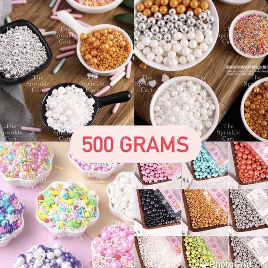 500grams Edible Dragees Sprinkles for Cake Decoration TSC