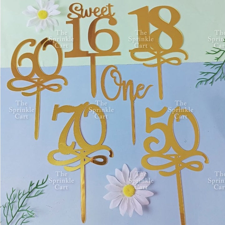 Acrylic Cake Topper Cross Sweet 16 Happy 18th Happy Wedding Happy Anniversary Mr Mrs Topper for Cake