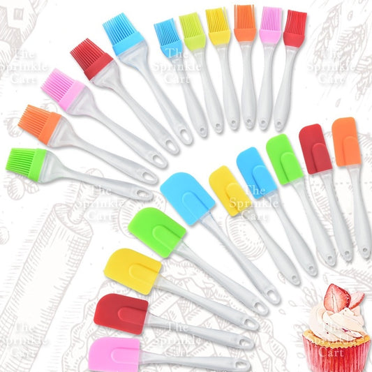 Heat Resistant Silicone Spatula Pastry Brush for Baking and Cooking Use TSC
