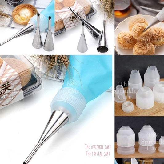 Creampuff Icing Long Nozzle Tip Cupcake Filling Tip