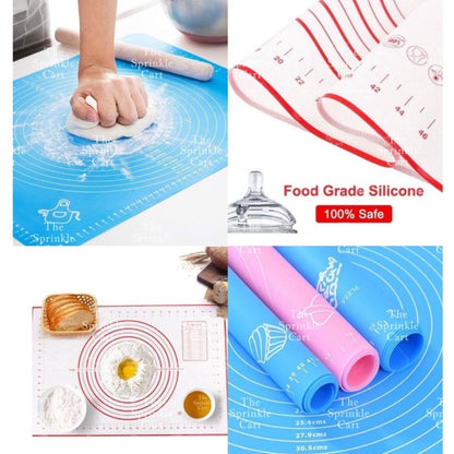 Non Stick Silicone Mat Kneading Dough Mat Cake Pad Silicone Non Slip Mat