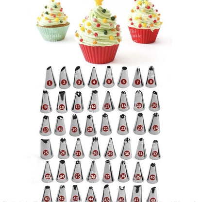 Nozzle Set with Piping Bag for Icing Cake Decoration TSC