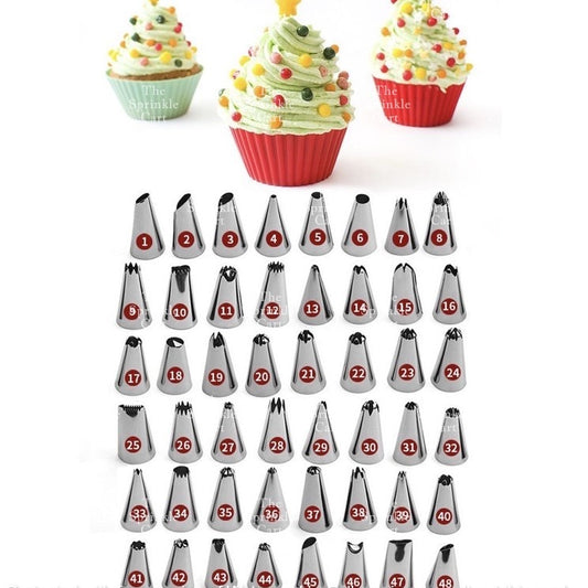 Nozzle Set with Piping Bag for Icing Cake Decoration TSC