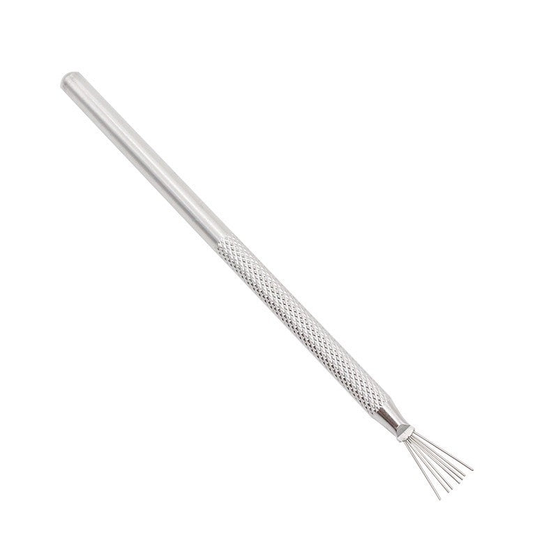 Aluminum 7-Pin Wire Pro Needle and Precision Knife Modelling Tool for Gumpaste Fondant Cake and DIY Clay Arts TSC