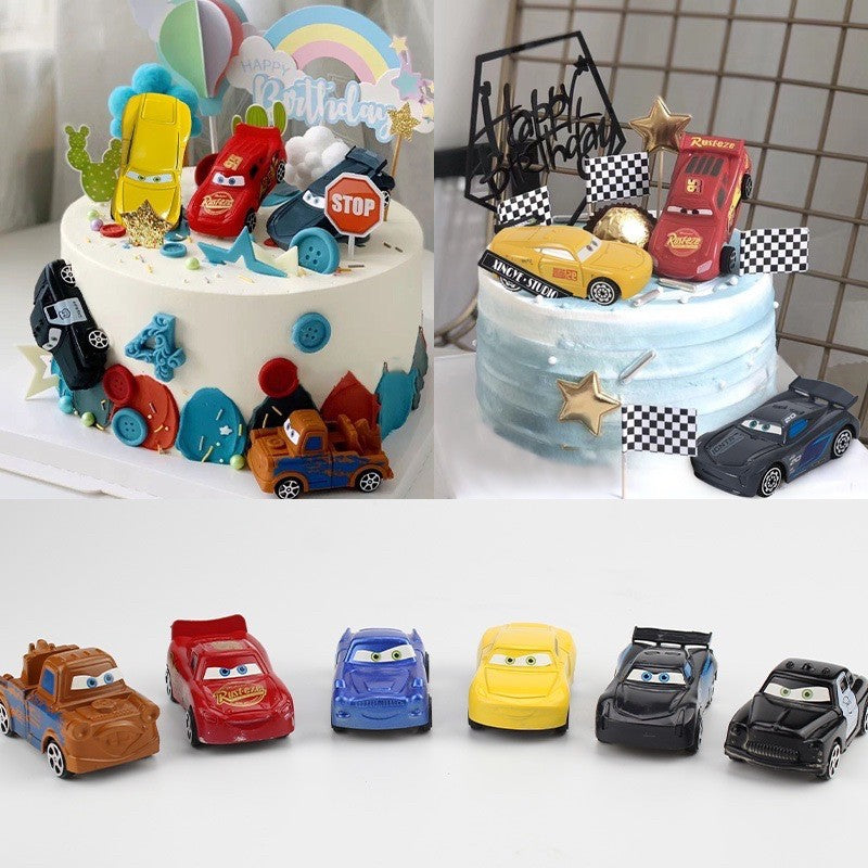 Superhero League  and Transportation Vehicle Boy Theme Cake Toy Topper Decoration TSC