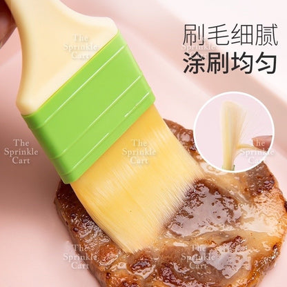 High Quality Wool Pastry Brush Food Grade BBQ Basting Brush Kitchen Tool TSC
