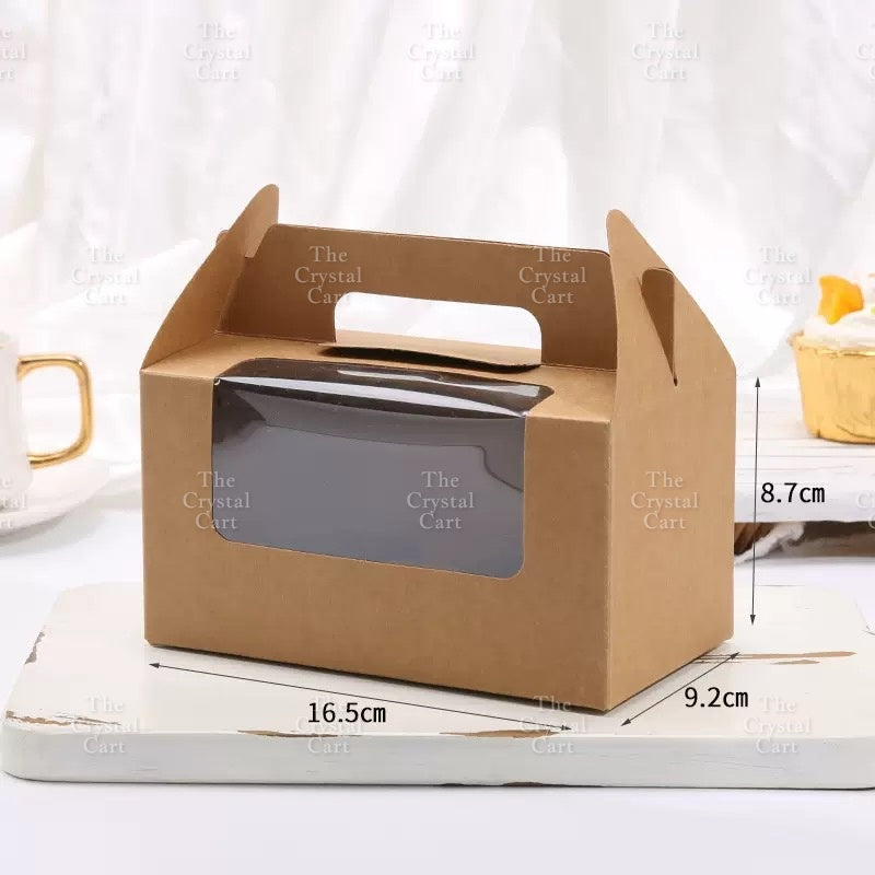Cupcake Box with holder Brownies Revel Bar Muffin Pastry Packaging TSC