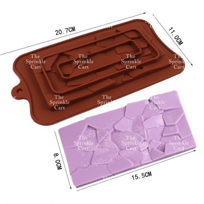 Bar Silicone Molder for Baking Chocolate Jelly and DIY Resin Clay Craft TSC