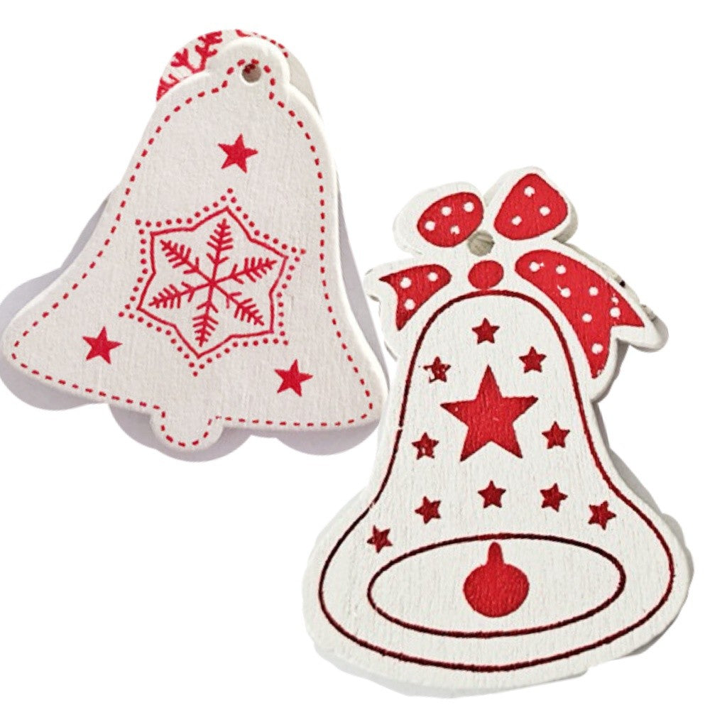 5pcs Wooden Christmas Hanging Ornament for Christmas Tree Decoration TSC