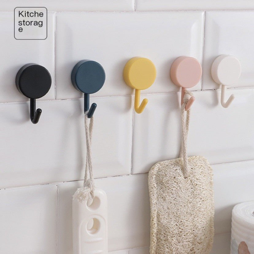 Self-adhesive Sticky Wall Hooks Nordic Style Key Kitchen Bathroom Hanger Organizer TSC
