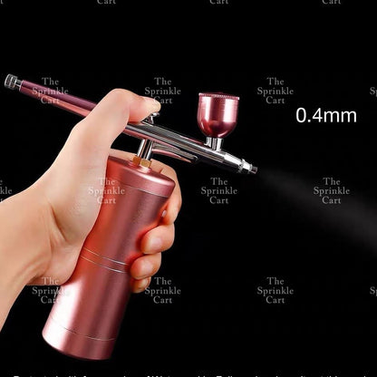 High Quality Portable Automatic Airbrush Spray Gun Compressor Kit Rechargeable for Cake Decoration and Nail Art TSC